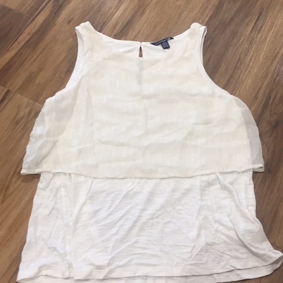 American Eagle Shimmering tank top XS - Picture 2 of 2